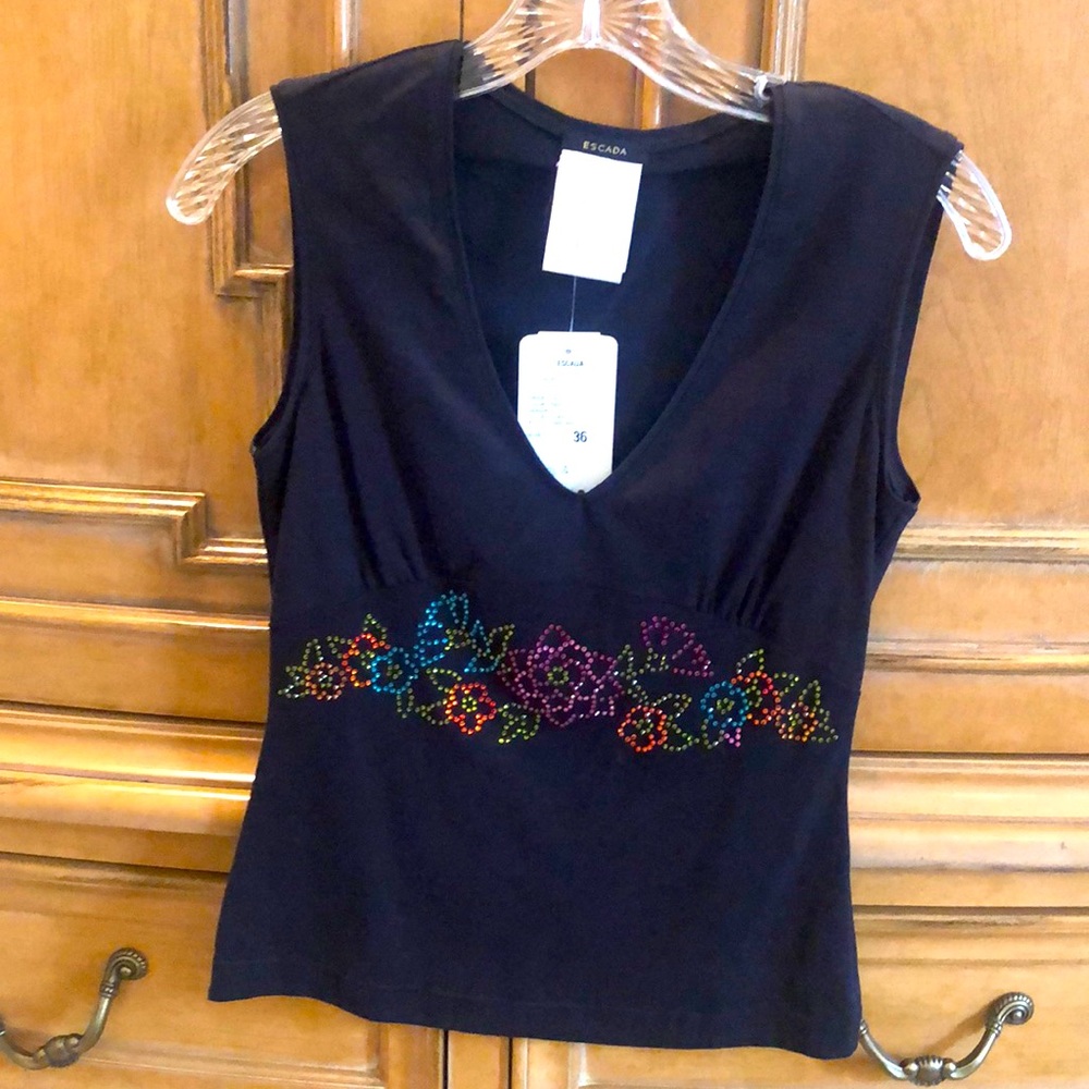 Escada black tank